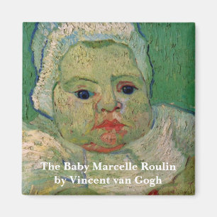 Baby Marcelle Roulin by Vincent van Gogh Magnet