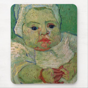 Baby Marcelle Roulin by Vincent van Gogh Mouse Mat