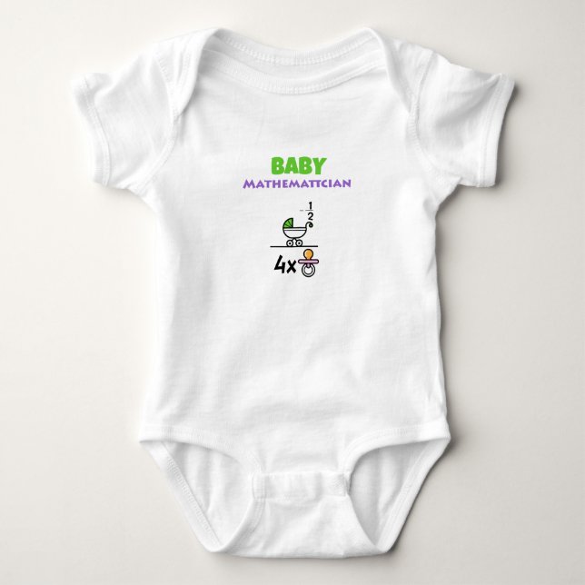 Baby Mathematician Bodysuit (Front)