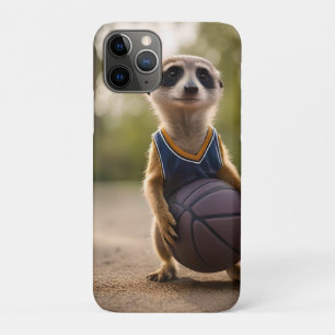 Baby Meerkat Basketball Player,  iPhone 11 Pro Case