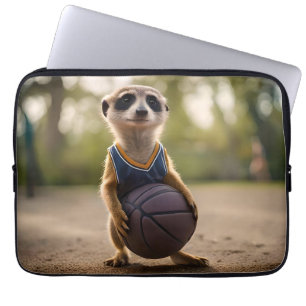 Baby Meerkat Basketball Player,  Laptop Sleeve