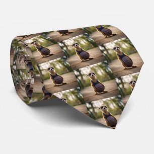 Baby Meerkat Basketball Player, Tie