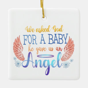 Baby Memorial Ceramic Ornament