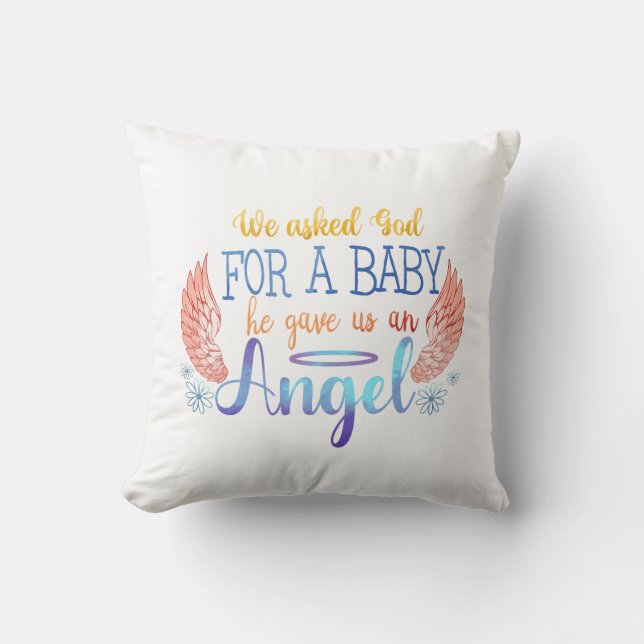 Baby Memorial  Cushion (Front)