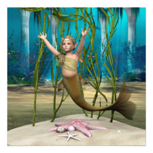 Baby Mermaid Photo Print