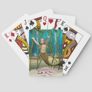 Baby Mermaid Playing Cards