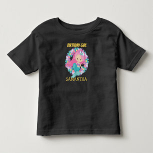 Baby Mermaid yellow birthday T-Shirt