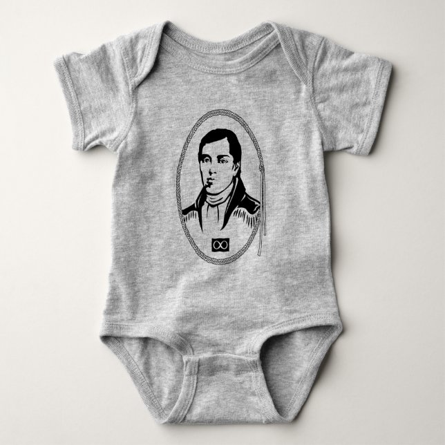 Baby Metis Shirt Cuthbert Grant Metis Creeper (Front)