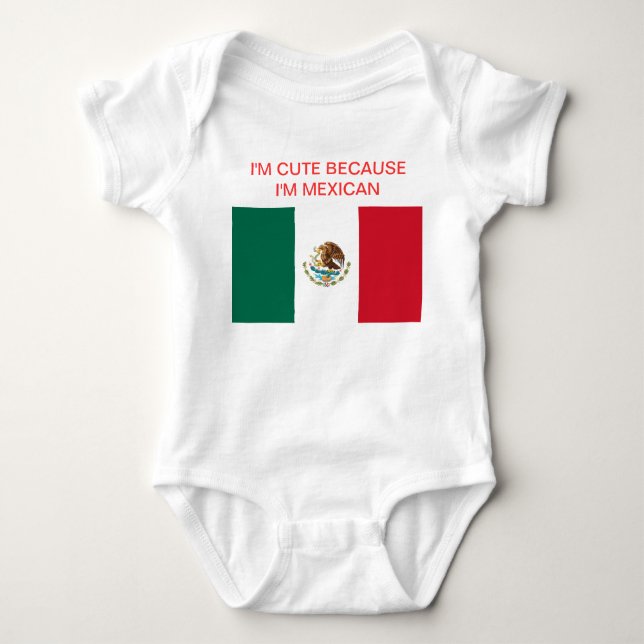 Baby Mexican Pride Bodysuit (Front)