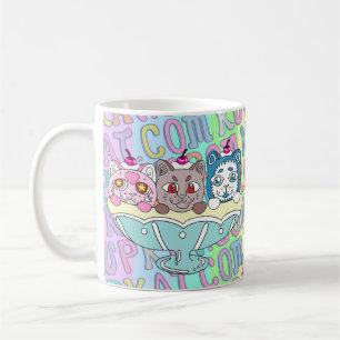 Baby Momo, Coco and Biru Coffee Mug