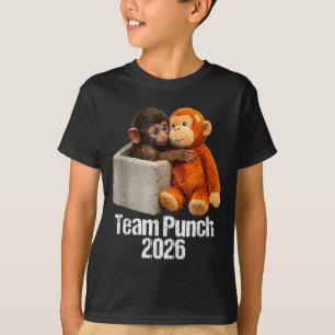 Baby monkey cute monkey team punch 2026 zoo T-Shirt