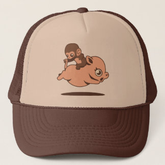 Baby Monkey (Going Backwards on a Pig) Hat