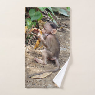 Baby Monkey Hand Towel