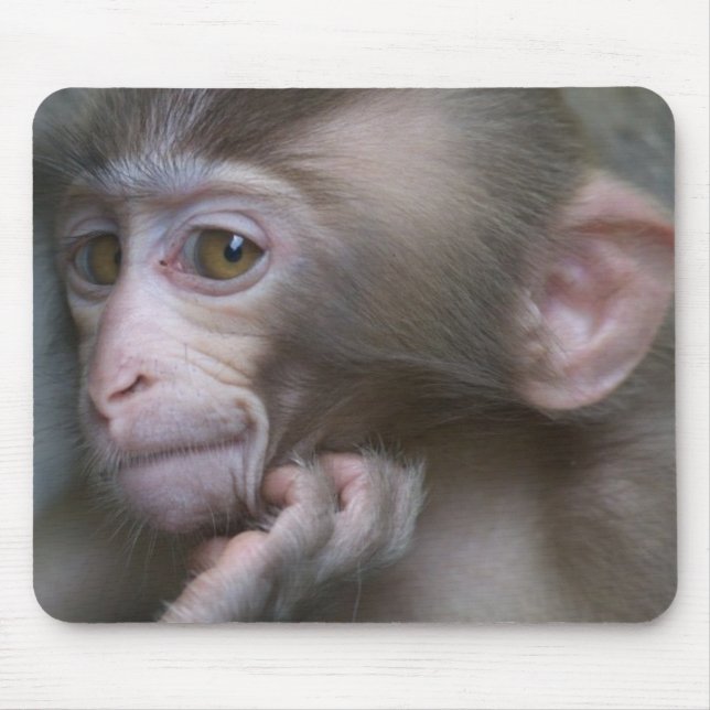 Baby Monkey Mouse Mat (Front)
