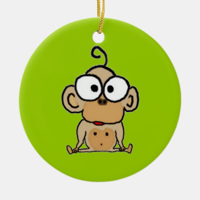 Baby Monkey Ornament (Front)