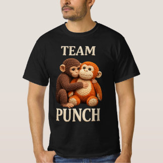 Baby Monkey Punch Crochet Pattern Cute Amigurumi T-Shirt