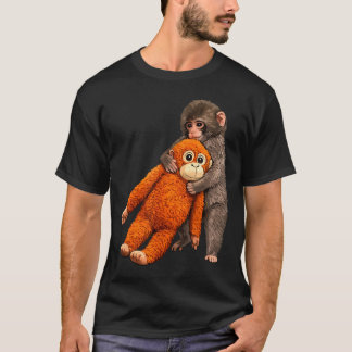 Baby monkey punch hugging  T-Shirt