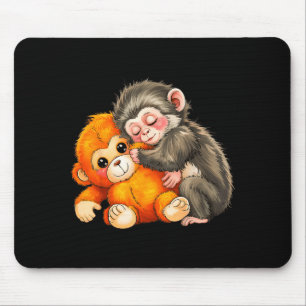 Baby monkey punch  mouse mat