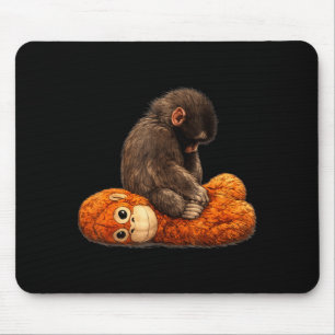 Baby monkey punch  mouse mat