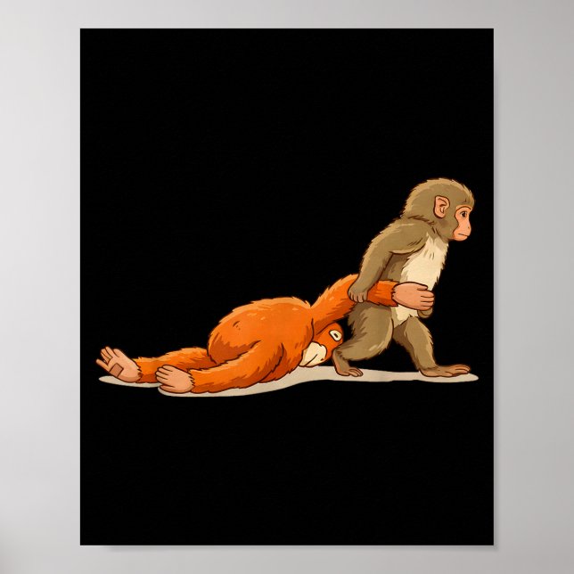 Baby monkey punch  poster (Front)