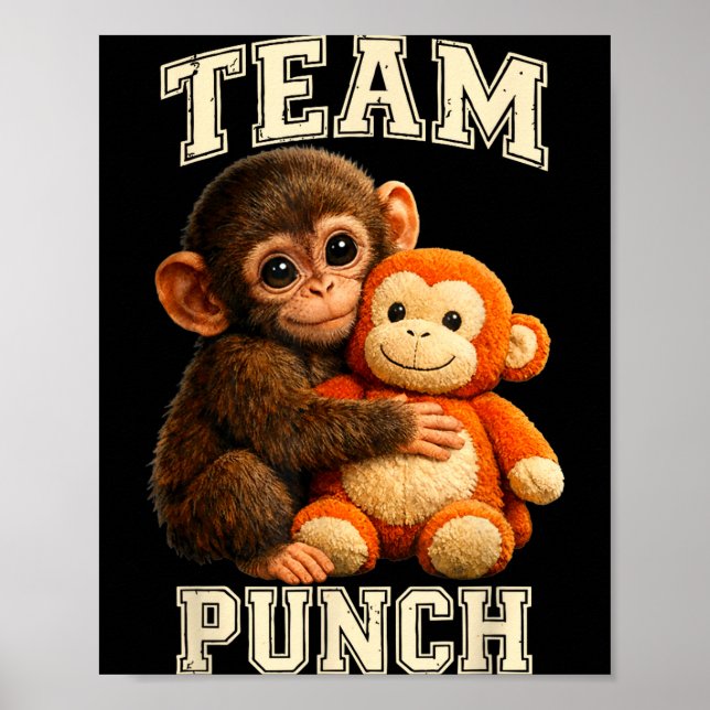 Baby monkey punch team punch  poster (Front)