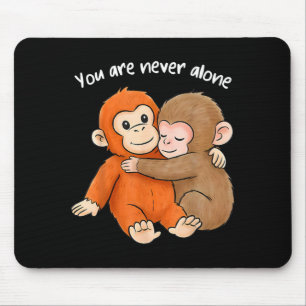 Baby monkey punch you are not alone  mouse mat