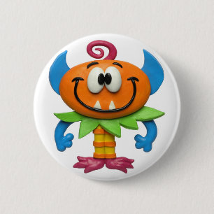 Baby Monster 6 Cm Round Badge