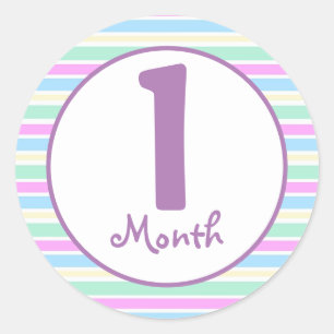 Baby Month Stickers