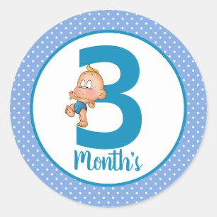 Baby Month Stickers