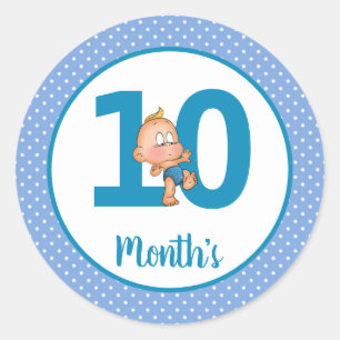 Baby Month Stickers