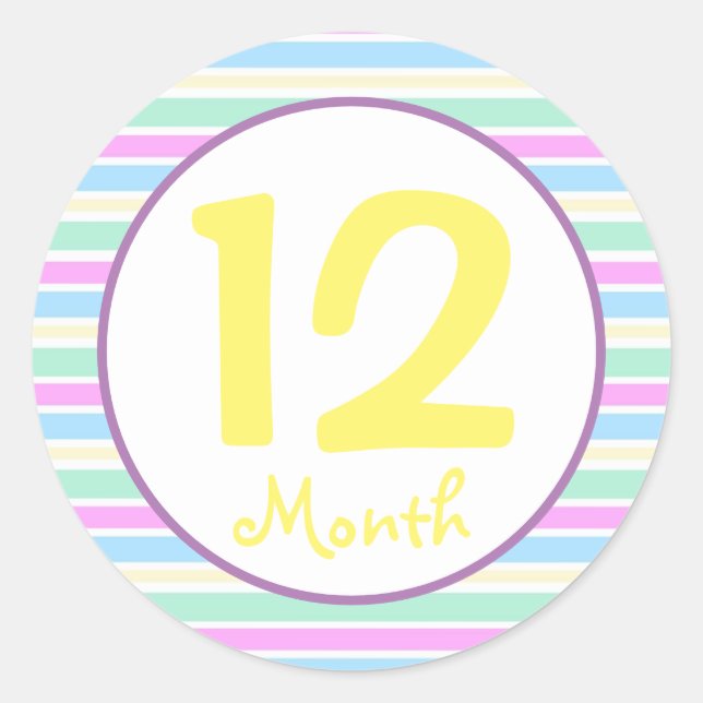 Baby Month Stickers (Front)