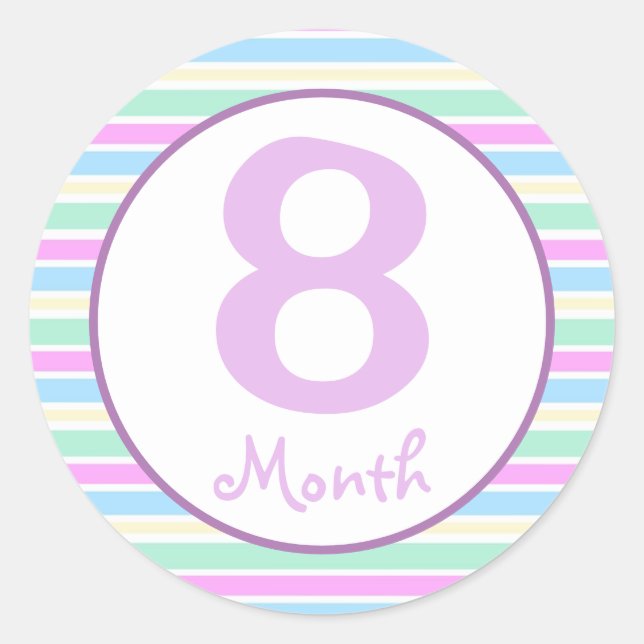 Baby Month Stickers (Front)