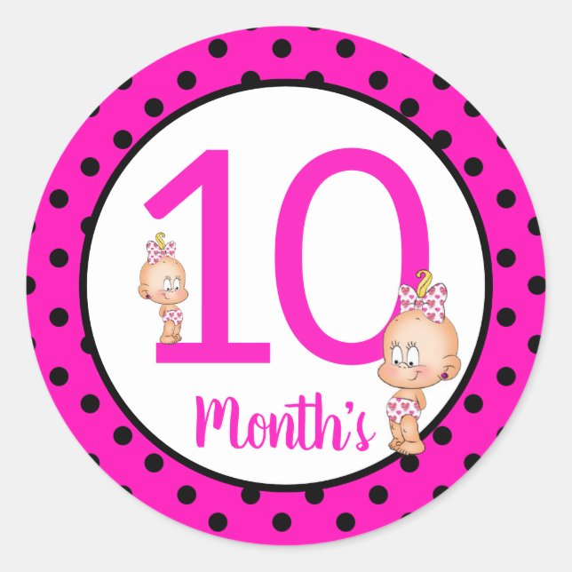 Baby Month Stickers (Front)