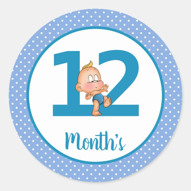 Baby Month Stickers (Front)