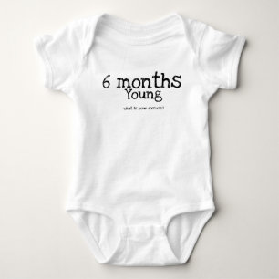 Baby Monthly Milestone Bodysuit