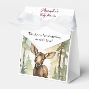 Baby Moose Gender Neutral Baby Shower Favour Box