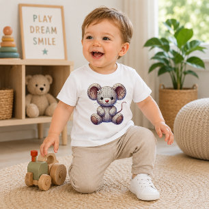 Baby Mouse Faux Yarn T-Shirt