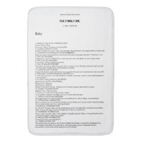 Baby MSDS Bath Mat