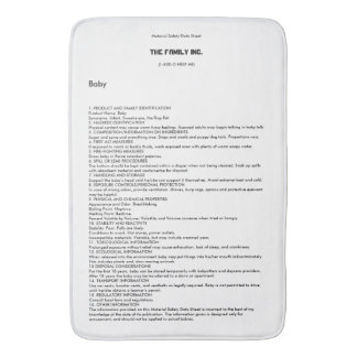 Baby MSDS Bath Mat