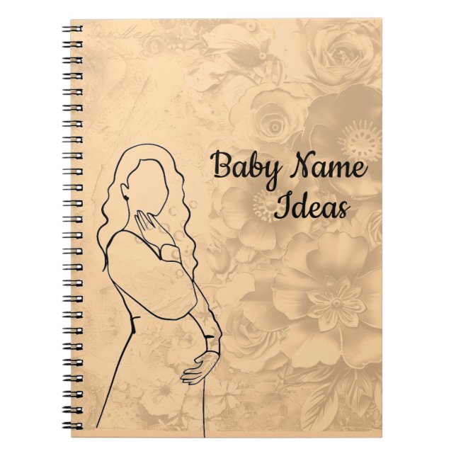 Baby Name Ideas Notebook (Front)
