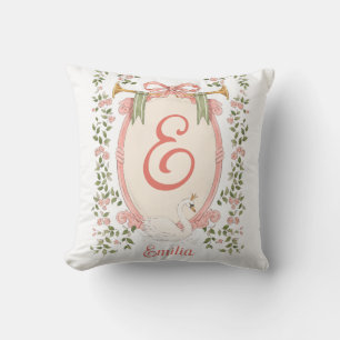 Baby Name - Princess Swan Pillow