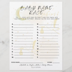 Baby Name Race Game Oh Babies! Twin Storks