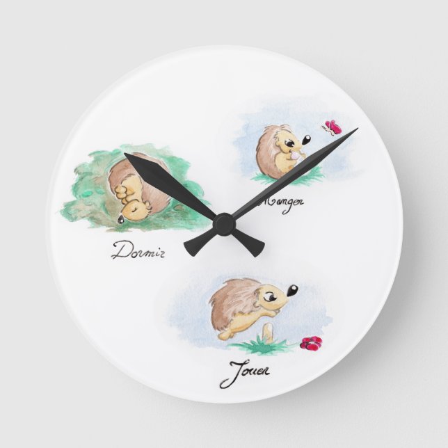Baby Nap Round Clock (Front)