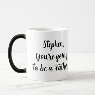 Baby New Father Dad Hidden Message Surprise Magic Mug