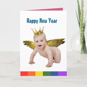 Baby New Year Holiday Card