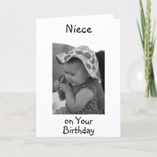 **BABY NIECE'S BIRTHDAY** CARD