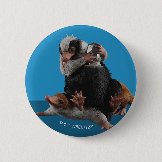 Baby Nifflers Find A Prize 6 Cm Round Badge (Front)