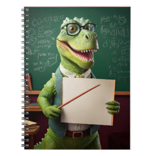 Baby notebook - Put your name - Teacher dinosaur