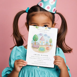 Baby Nursery Essential Cute Pastel Baby Shower Invitation