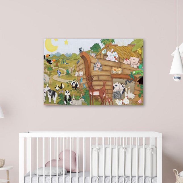 Baby Nursery Noah's Ark Poster Artwork Mural (Creator Uploaded)